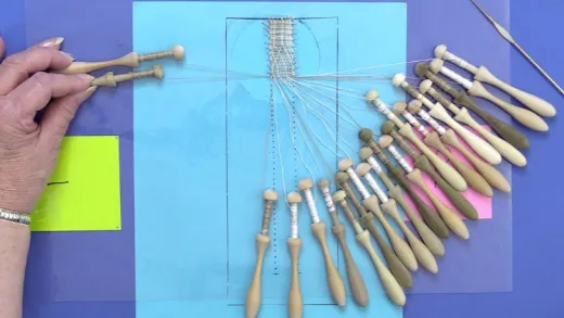 Learn The Art of Bobbin Lace Making Beginners Class