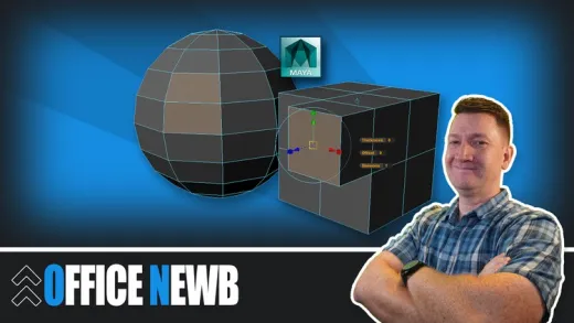 Learn Maya - Intro to 3D Box Modeling Techniques with Maya