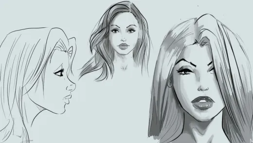 Learn to Draw Pretty Faces for Comic Books