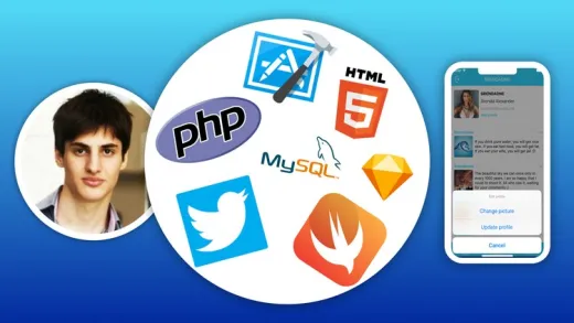 Develop Full iOS Twitter Clone App in Swift & Custom Backend
