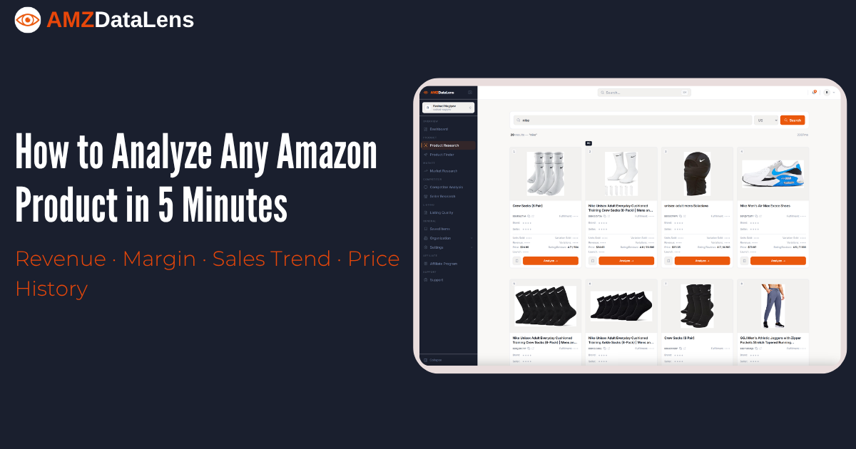 How to Analyze Any Amazon Product in 5 Minutes