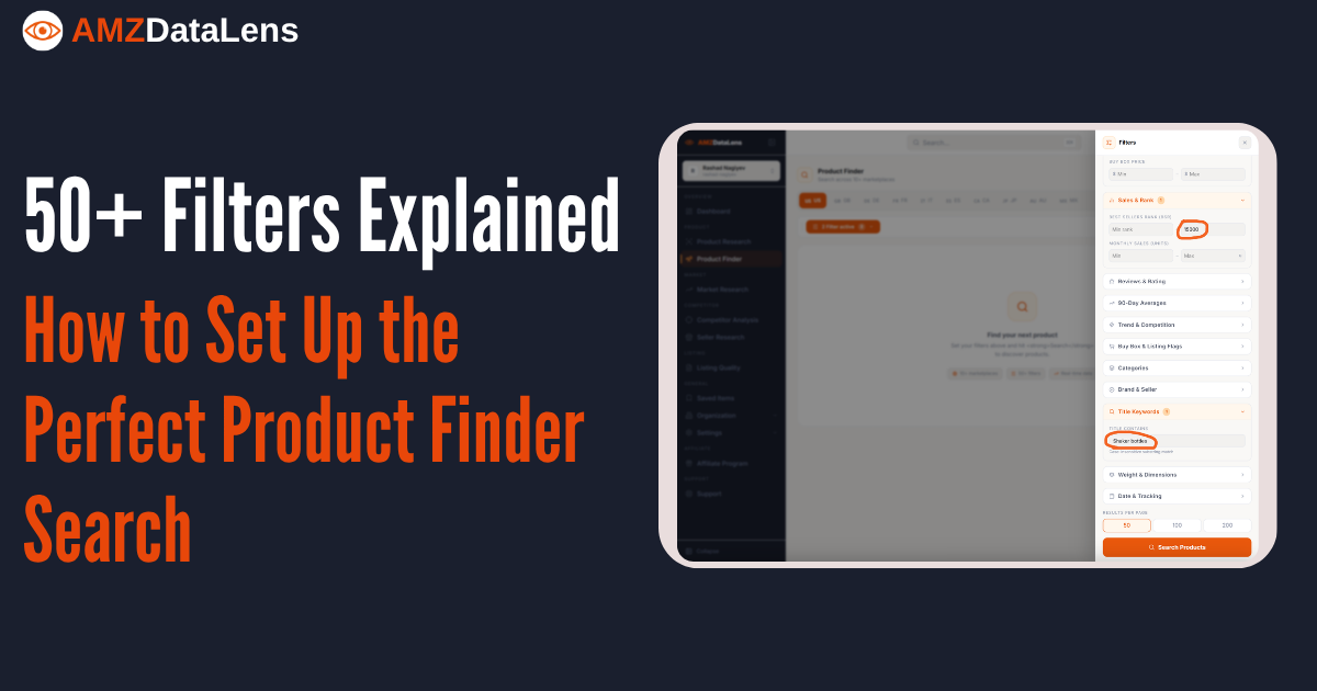 50+ Filters Explained: How to Set Up the Perfect Product Finder Search