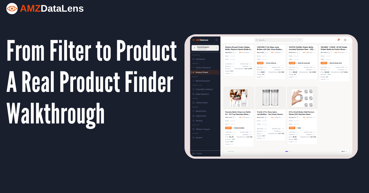 From Filter to Product: A Real Product Finder Walkthrough