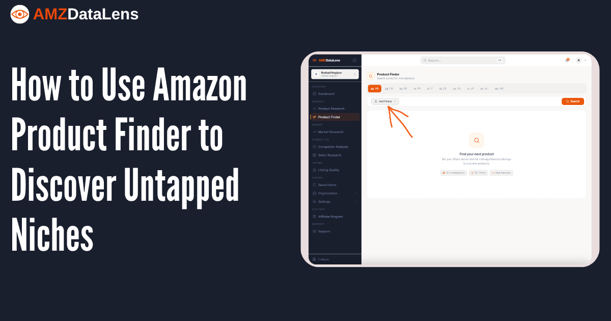 How to Use Amazon Product Finder to Discover Untapped Niches