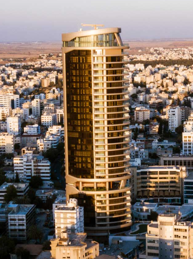 ALIMAK-Scando 45-30 Twin Hoist at "360 Nicosia"