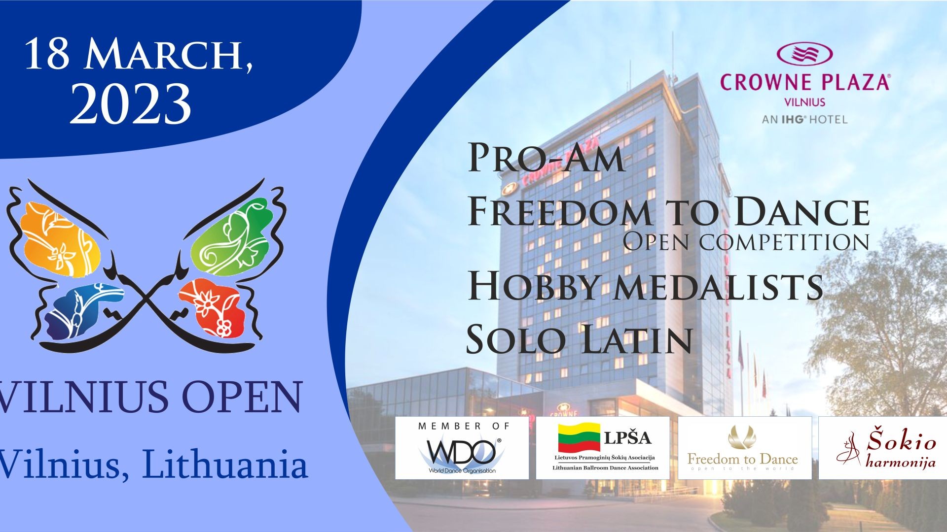 The 8th Ballroom Dance Competition "Vilnius Open 2023”