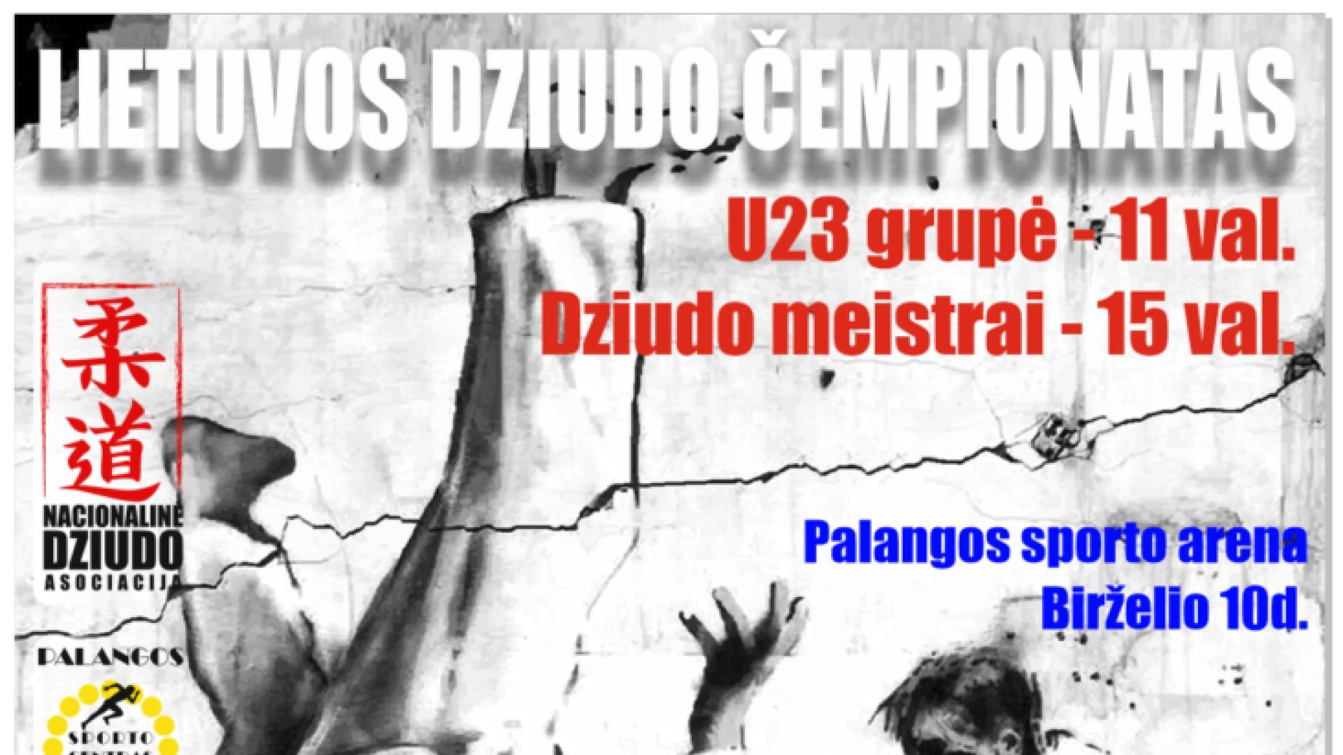 Tatamis 1 Lietuvos U23 dziudo čempionatas (Palanga 2023)