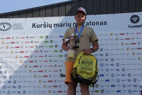 Kuršių marių plaukimo maratone – 16-mečių sportininkų rekordai