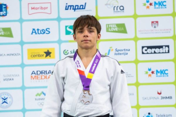 Lietuvos dziudo kovotojas Simas Polikevičius laimėjo sidabrą Europos jaunimo olimpiniame festivalyje