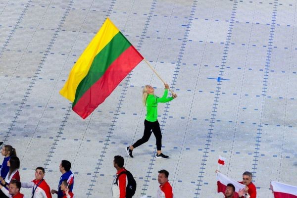 Krokuvos stadione iškilmingai uždarytos rekordinės Lietuvai Europos žaidynės