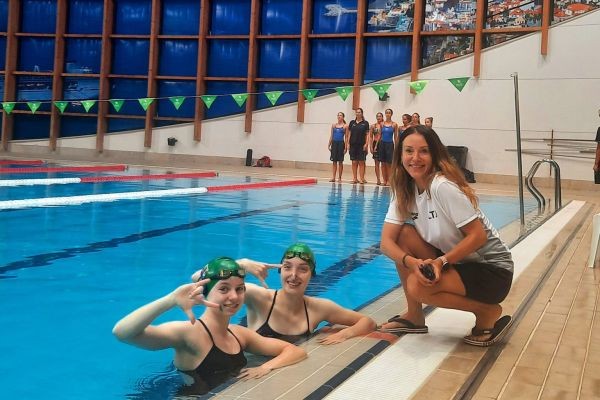 Metas tobuleti: Lietuvos dailiojo plaukimo duetas užima 15-ą vietą Europos jaunimo čempionate