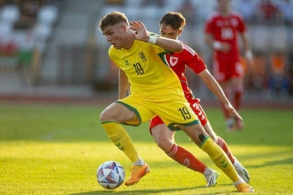 Lietuvos U-21 rinktinė patiria pralaimėjimą prieš Velsą Europos čempionato atrankos varžybose