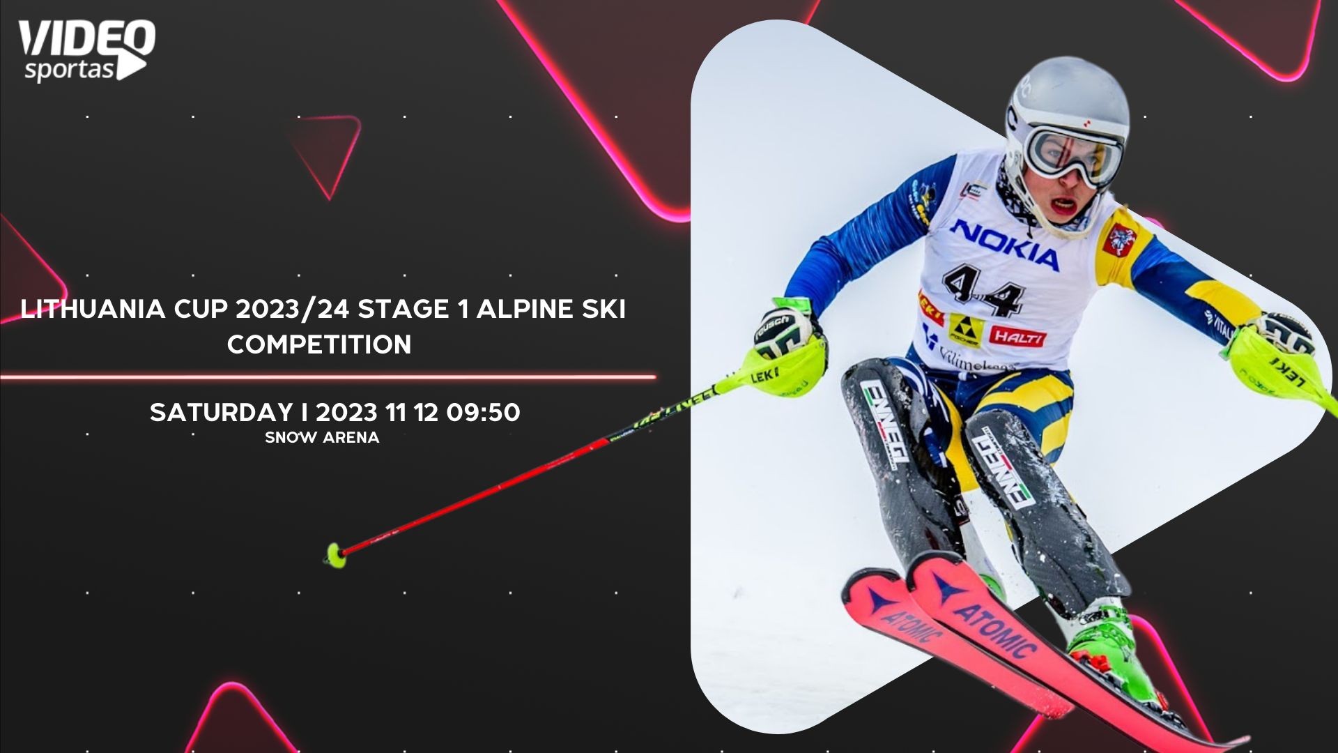 LITHUANIA CUP 2023/24 STAGE 1 ALPINE SKI COMPETITION