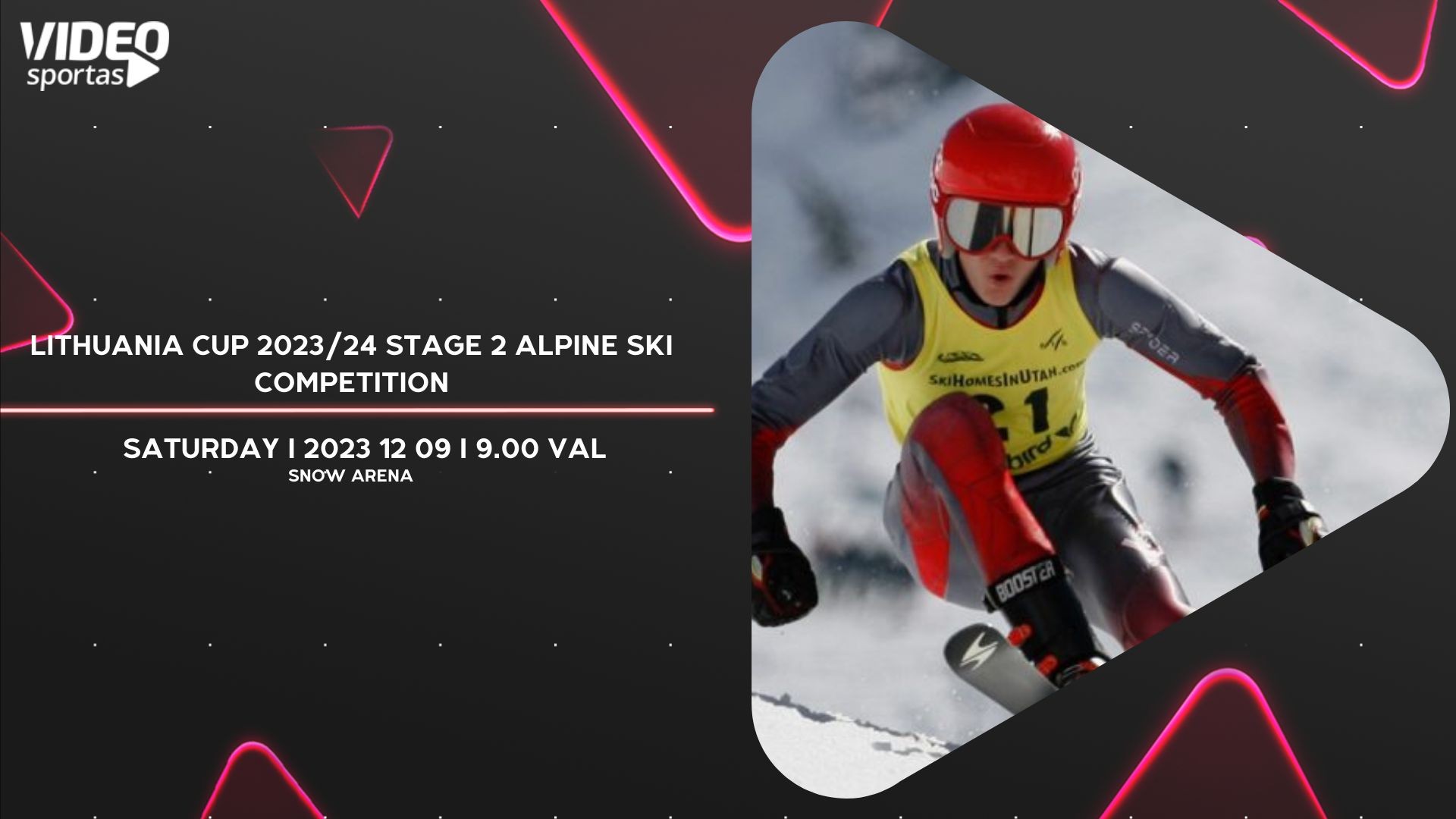 LITHUANIA CUP 2023/24 STAGE 2 ALPINE SKI COMPETITION