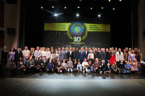 Graplingo federacija švenčia dešimtmetį: apdovanoti geriausi Lietuvos sportininkai