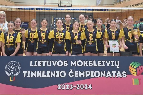 U13 Mergaičių Tinklinio Čempionate Triumfavo VMSM "Sostinės Tauras"-2