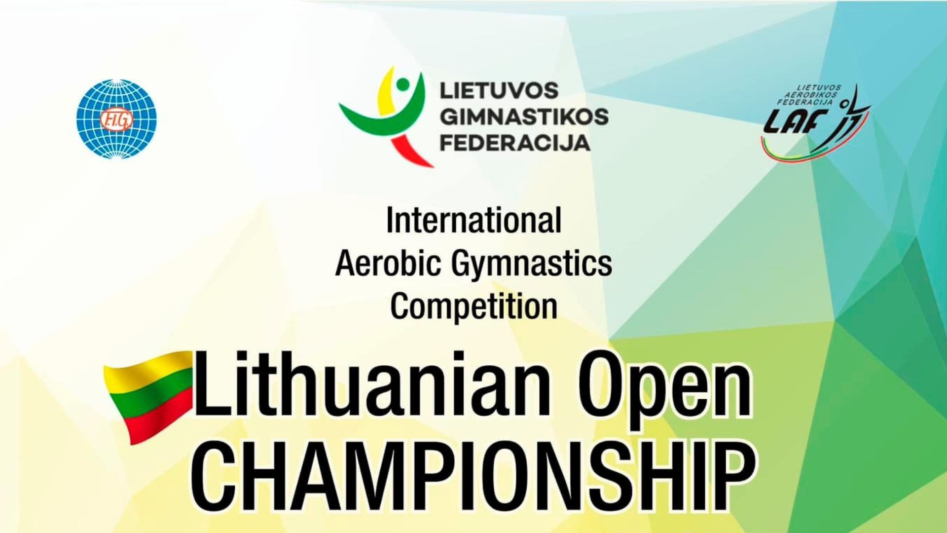 I DAY - LITHUANIAN OPEN CHAMPIONSHIP 2024 (INTERNATIONAL AEROBIC GYMNASTIC COMPETITION)