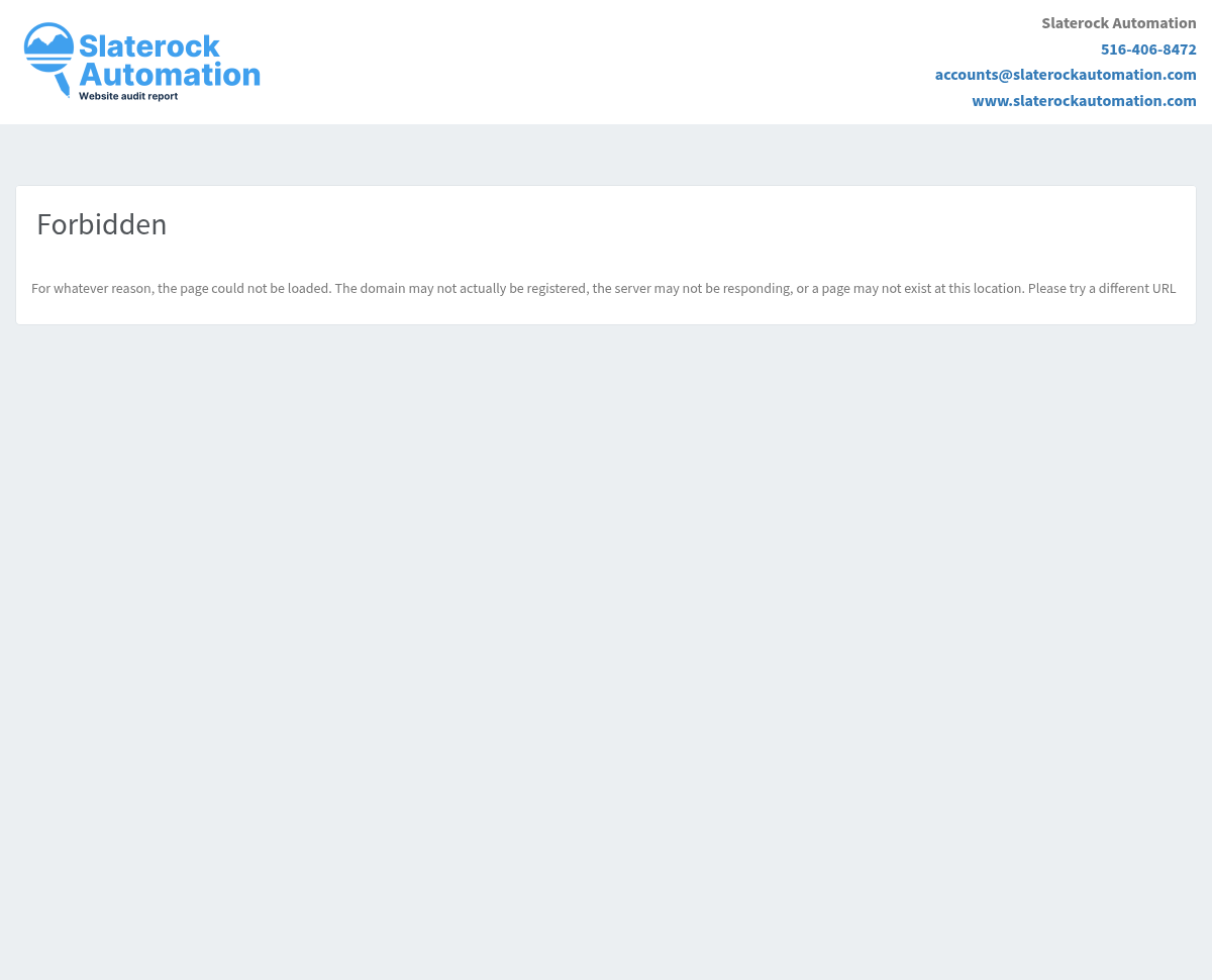 Screenshot showcasing the website audit results for Ed Geist PC Geist Appraisal Services, highlighting key performance metrics and areas for improvement.