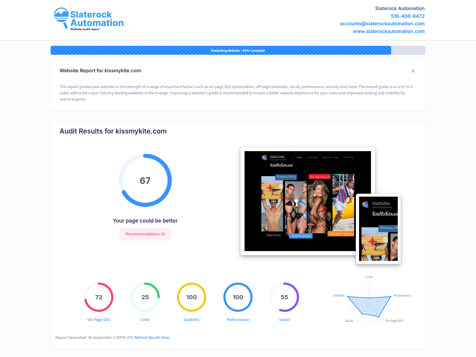 A screenshot of the Kiss My Kite website showcasing the vibrant range of kites available for purchase.