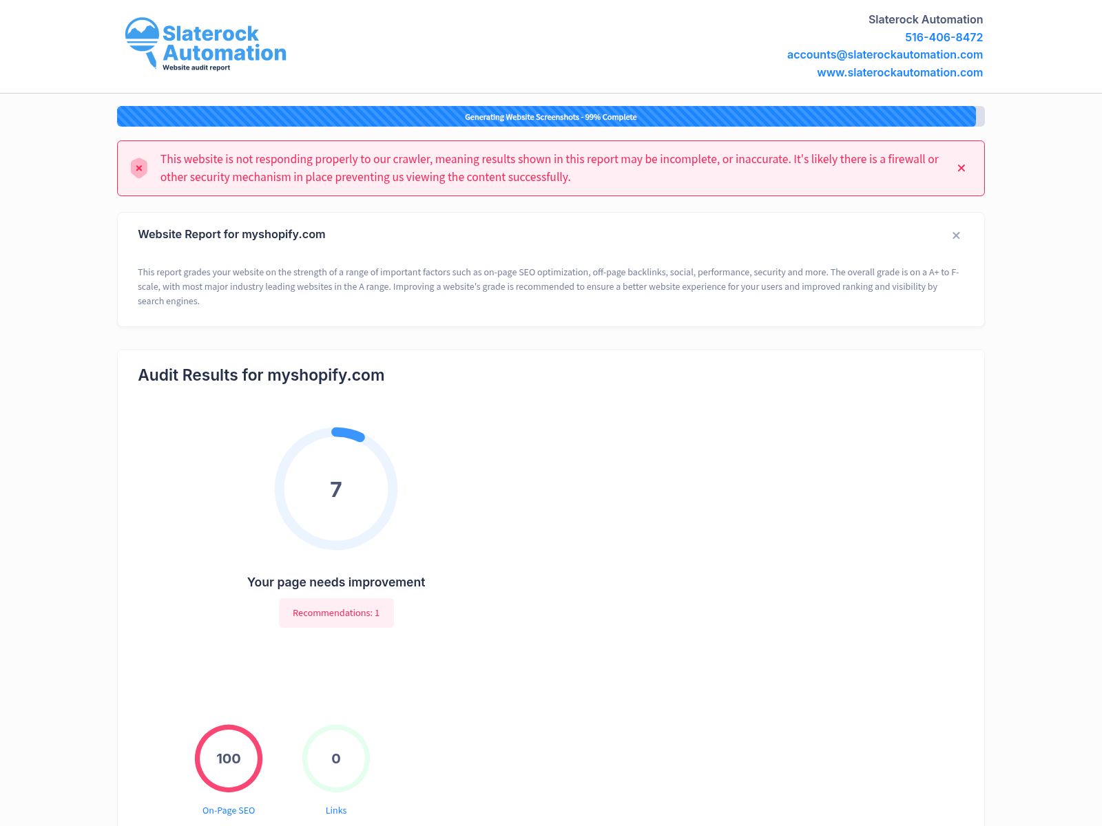 Website audit screenshot for Watch Whisperer 13 showcasing their expertise in watch repair and restoration.