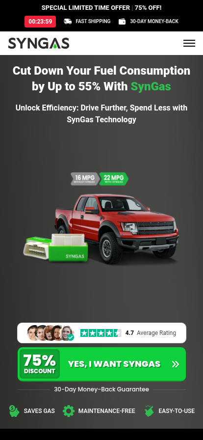 Landing page background mobile
