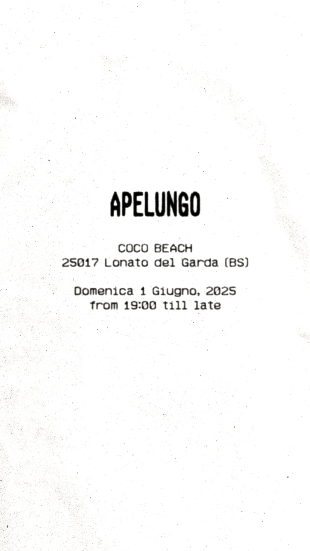 01-06-2025 apelungo al cocobeach flyer